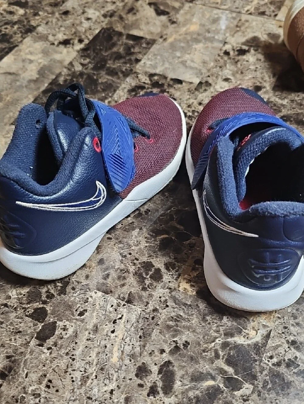 Nike Kids Sneakers - Navy, Burgundy & Royal Blue Strap